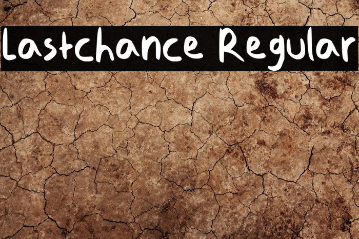 Lastchance Regular Example 1