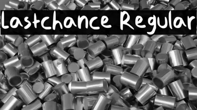 Lastchance Regular Font examples