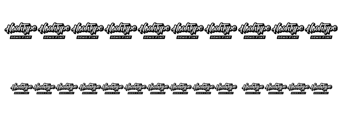 Lasthour Demo Shadow Font OTHER CHARS