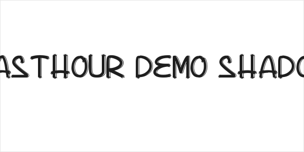 Lasthour Demo Shadow Logo