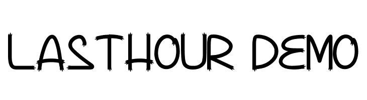 Lasthour Demo  Frei Schriftart Herunterladen