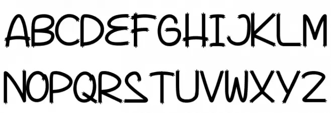 Lasthour Demo Schriftart Kleinbuchstaben