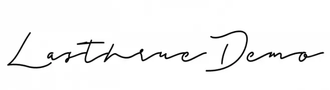 Lasthrue Demo  Fuentes Gratis Descargar