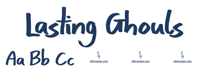 Lasting Ghouls Font Preview