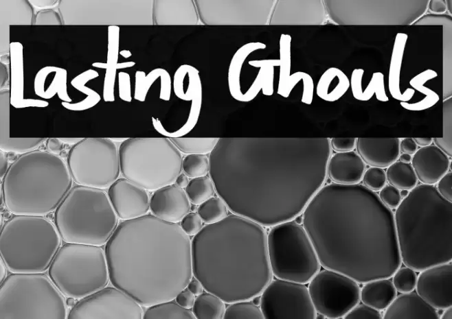 Lasting Ghouls फ़ॉन्ट examples