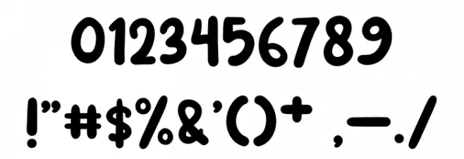 Lasting Sketch Font OTHER CHARS