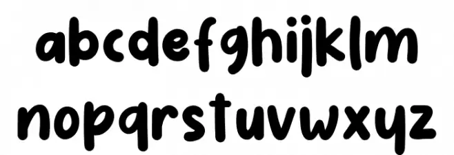 Lasting Sketch Font LOWERCASE