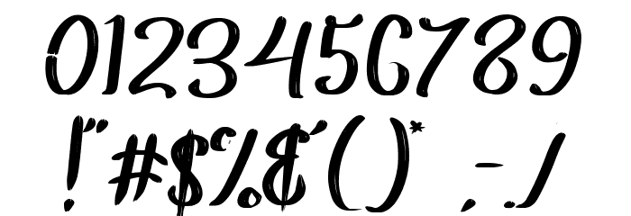 Lastnocis Font OTHER CHARS