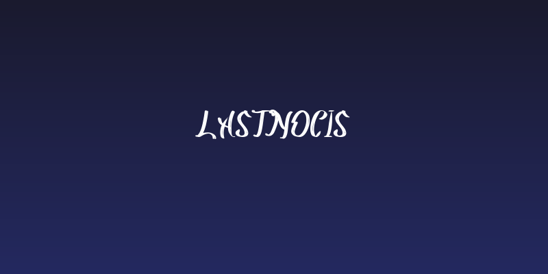 Lastnocis Social Header