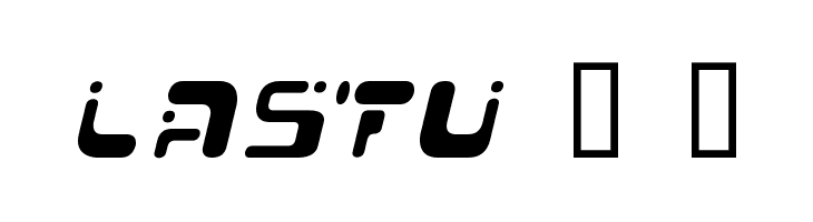 Lastu # 1 Font