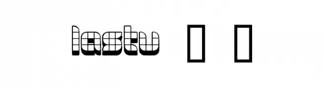 Lastu # 2  Frei Schriftart Herunterladen
