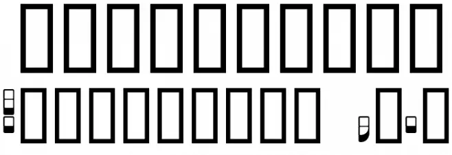 Lastu # 2 Font OTHER CHARS