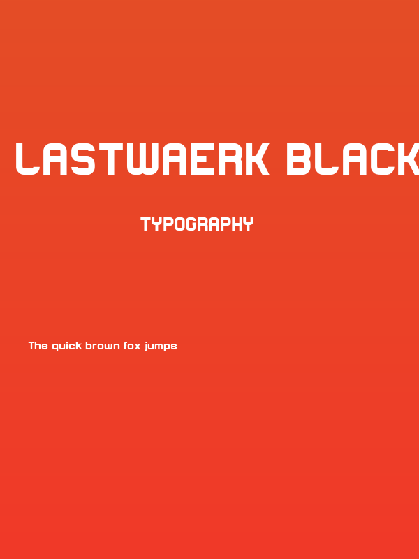 Lastwaerk black Poster