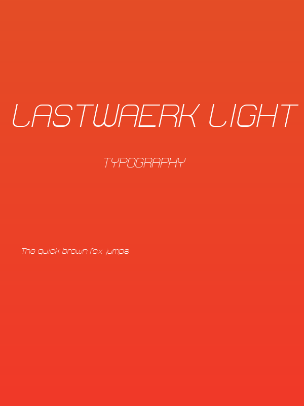 Lastwaerk light Oblique Poster