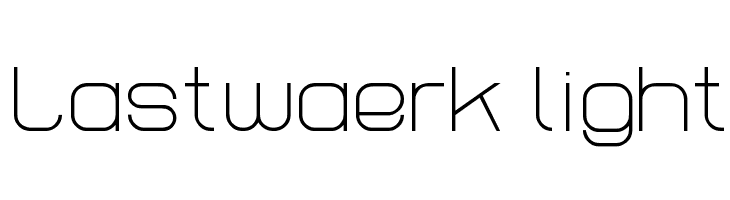 Lastwaerk light  Free Fonts Download
