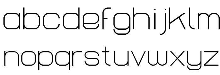Lastwaerk light Font LOWERCASE