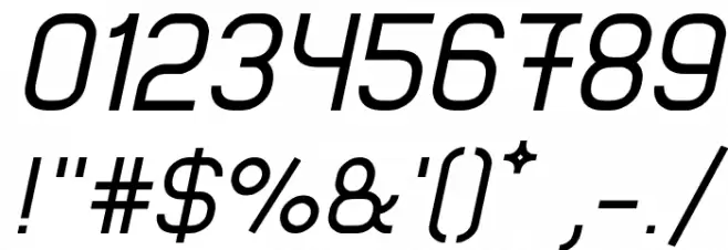 Lastwaerk regular Oblique Font Alte caractere