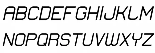 Lastwaerk regular Oblique Font Litere mari