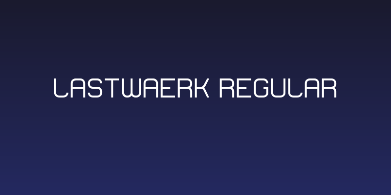 Lastwaerk regular Social Header