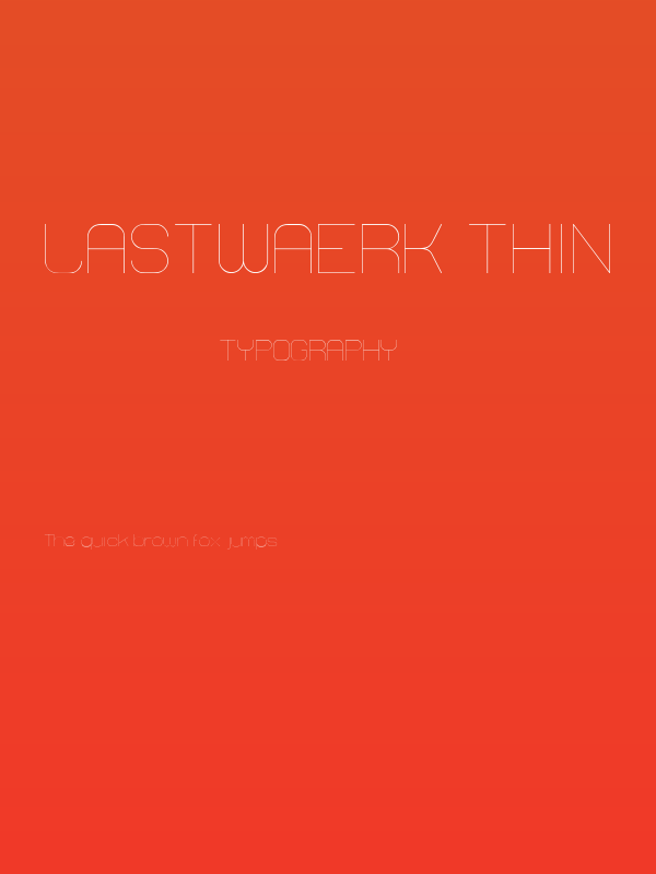 Lastwaerk thin Poster