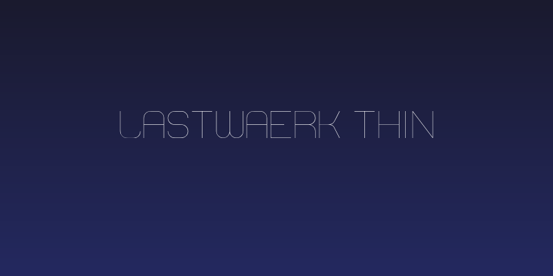 Lastwaerk thin Social Header