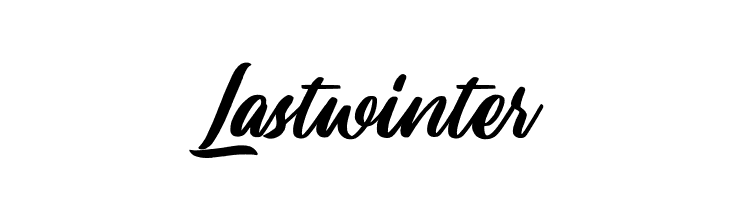 Lastwinter  Fuentes Gratis Descargar