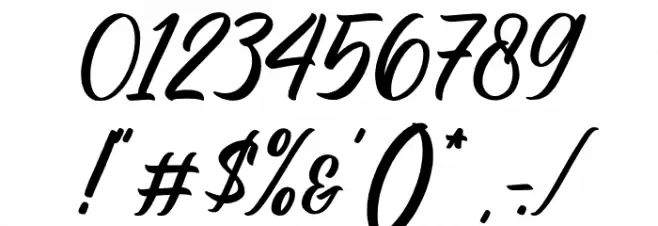 Lastwinter Font OTHER CHARS