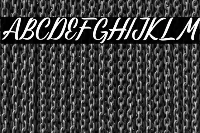 Lastwinter Font examples