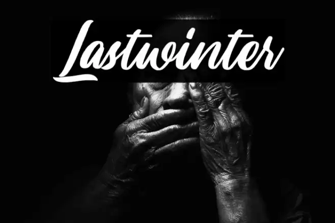Lastwinter Font examples