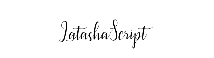 LatashaScript  免费字体下载