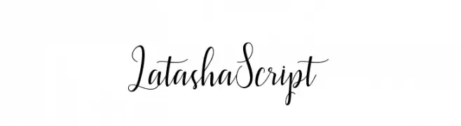 LatashaScript  تنزيل الخطوط