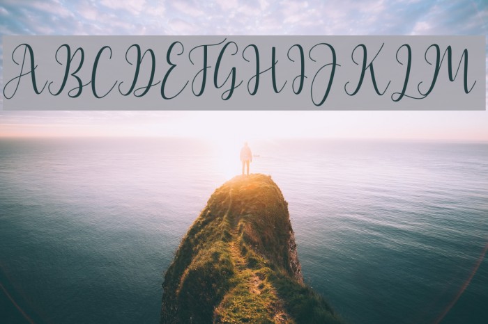LatashaScript Font examples
