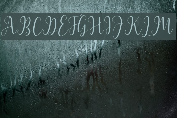 LatashaScript Font examples