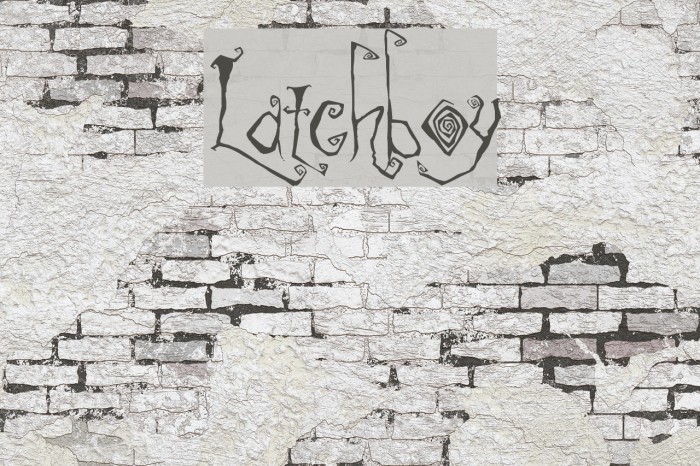 Latchboy Font examples