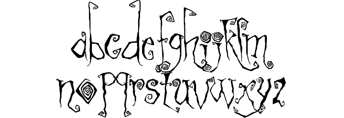 Latchboy Font LOWERCASE