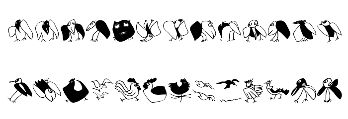 LateBirdsFS Font LOWERCASE