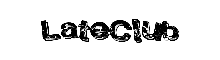 LateClub Font