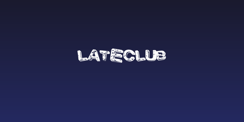 LateClub Social Header