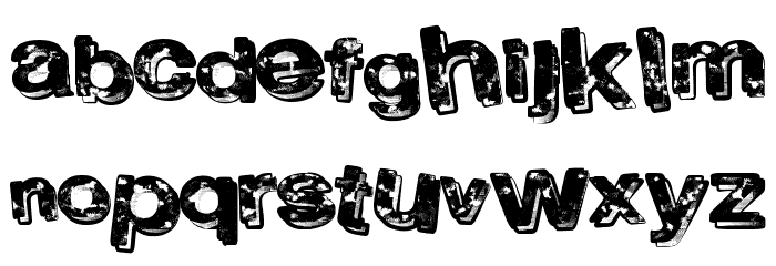 LateClub Font LOWERCASE