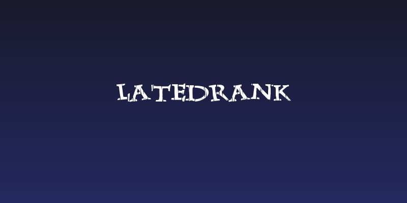 LateDrank Social Header