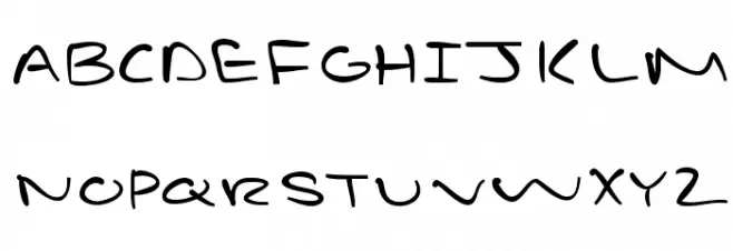 LateNightLoveNotes Font Litere mari