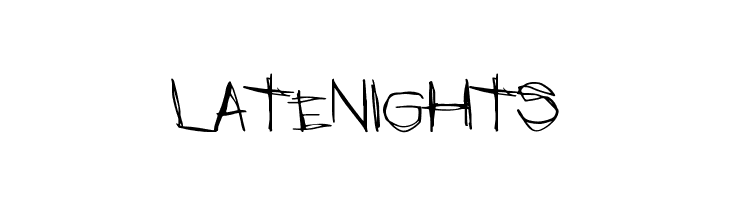 LateNights  Free Fonts Download