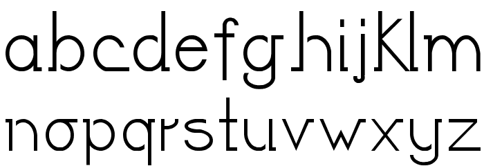 LateNite Font LOWERCASE