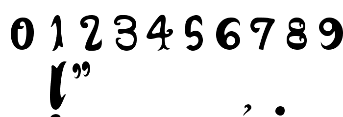 LatePuberty-Regular Font OTHER CHARS