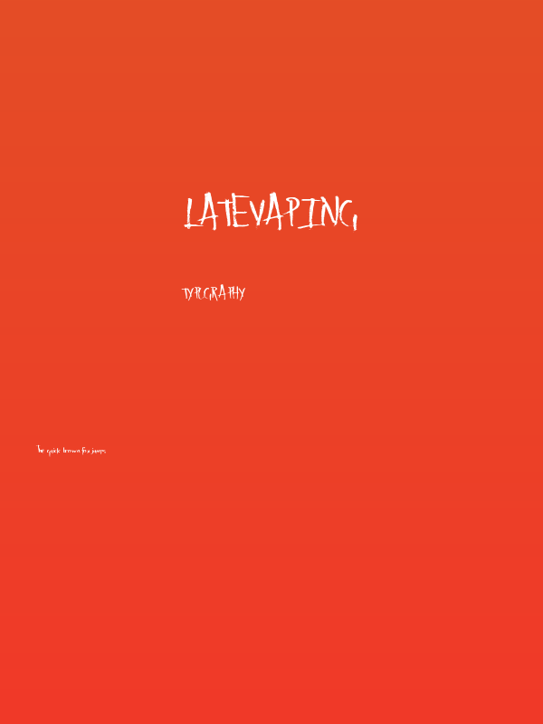 LateVaping Poster