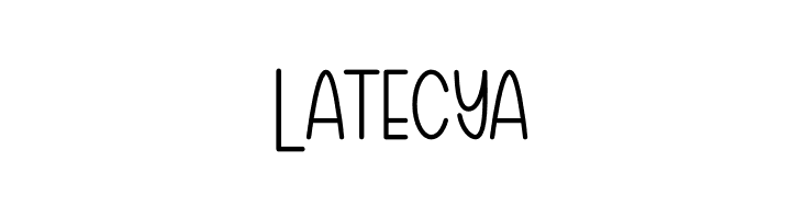 Latecya  नि: शुल्क फ़ॉन्ट्स डाउनलोड