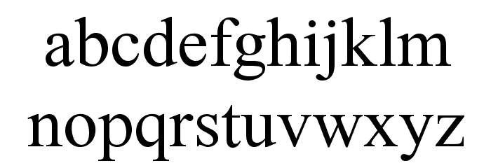 Lateef Font LOWERCASE