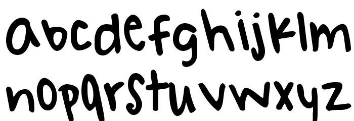 Later Allie-Gator Font LOWERCASE