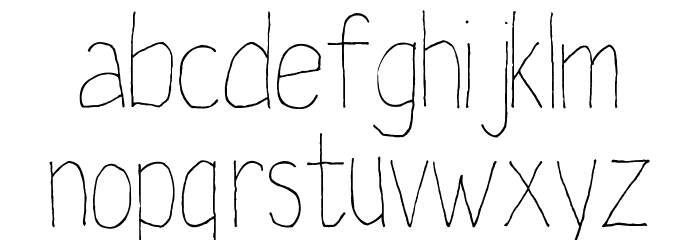 Later On Font LOWERCASE