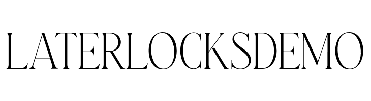 LaterlocksDEMO  font caratteri gratis